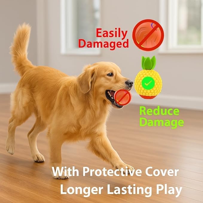 Zoomie 2.0 Buddy, Interactive Dog Toys, Treat Dispensing Dog Puzzle Toy for Small, Medium, Large – Dogs, Enrichment Toys Fun Toys to Keep Them Busy Indoors or Outdoors (Orange)