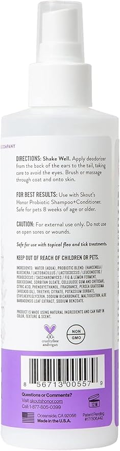 SKOUT'S HONOR Probiotic Grooming Essentials Bundle - Lavender