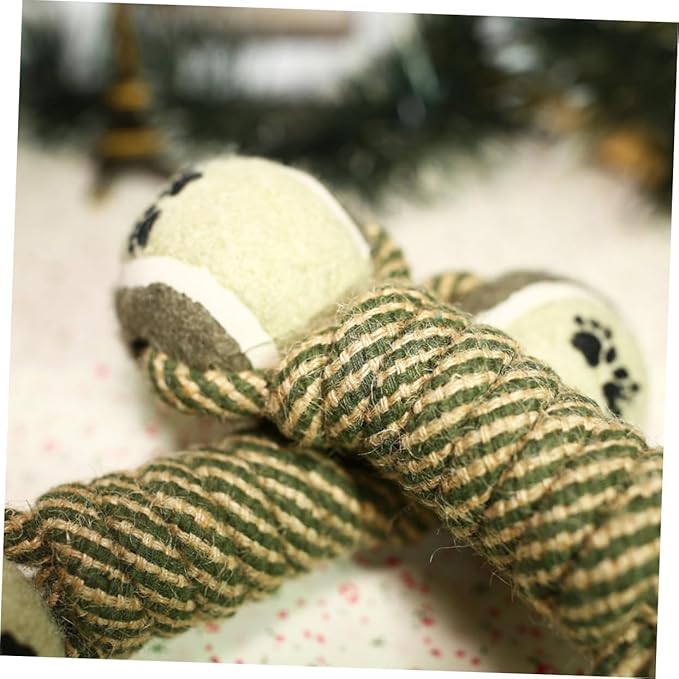 Kisangel Pet Cotton Rope Chew Toys for Dogs Teeth Grinding and Training Play Rope for Interactive Fun and Healthy Chewing Safe for Pets