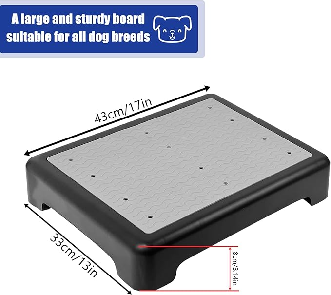 Dog Training Place Board with Non-Skid Surface, Dog Platform for Training, Portable Dog Agility Platform，Dog Training Stand, Dog Training Equipment Suitable for Small Dogs