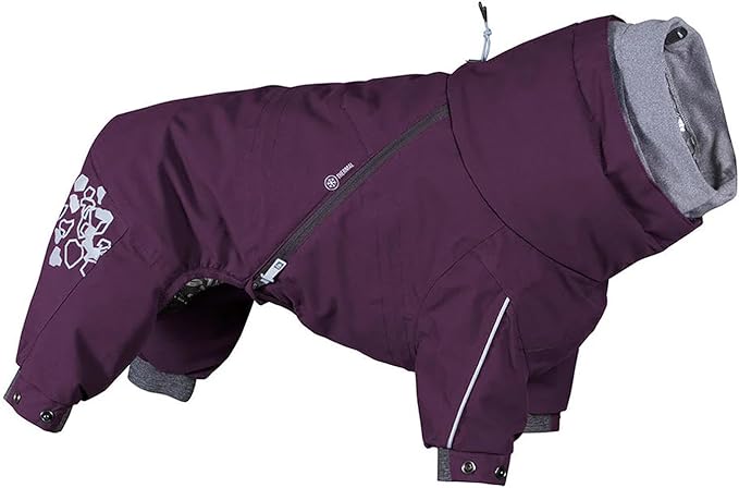 Hurtta Extreme Overall, Dog Snowsuit, Eggplant, 14S