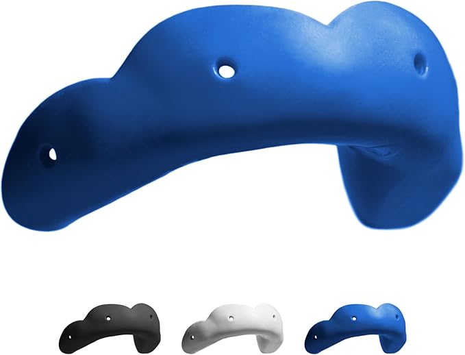 SISU Go Mouthguard, Royal Blue - Low-Profile Front Tooth Protection for Soccer, Basketball, Water Polo, Skateboarding, BMX, Action Sports - Remoldable Up to 20 Times - Thin, Breathable - Non Toxic
