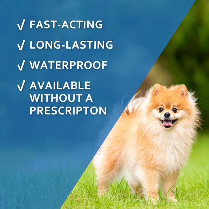 Sentry Fiproguard Plus for Dogs, Flea and Tick Prevention for Dogs (5-22 Pounds), Includes 3 Month Supply of Topical Flea Treatments