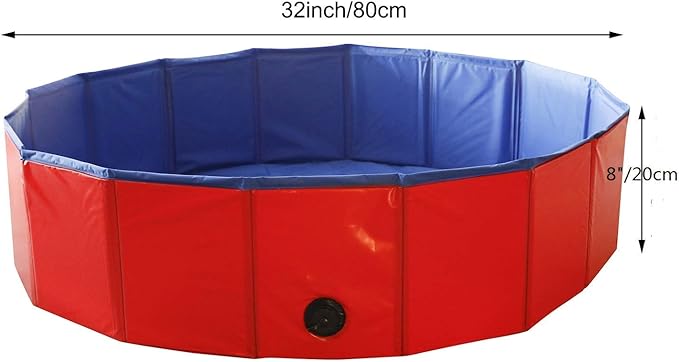 Artilife Whelping Pen for Dogs,Whelping Box for Small Dogs and Puppies,Dog Birth Supplies,Portable Whelping Pool Whelping Box(32" Dia.x8 H)