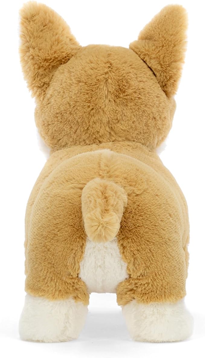 Jellycat Betty Corgi Dog Stuffed Animal, Medium 8 inches - Dogs & Puppies Plush Toy - Classic Children's Gift