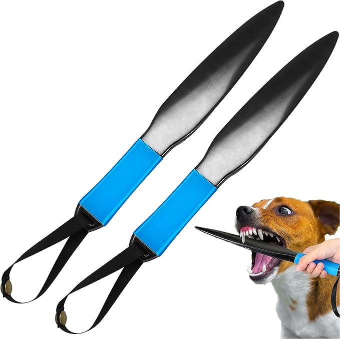 2 Pack Dog Break Stick, No Bite Sticks Pitbull Dog Fight Training Stopper for Medium Large Dogs