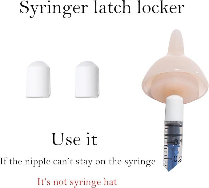 Feeding Nipple and Syringes,Puppy Kitten Nipple for Nursing, Newborn Baby Dog Cat Rabbit Feeding Nipple with Nipples Feeder Kit (2)