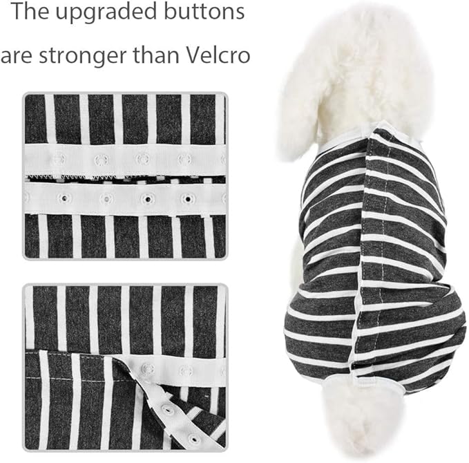 Dog Diapers Sanitary Panties Doggy Period Onesie Bodysuits Pet Recovery Suit After Surgery Wear for Male and Female Dog