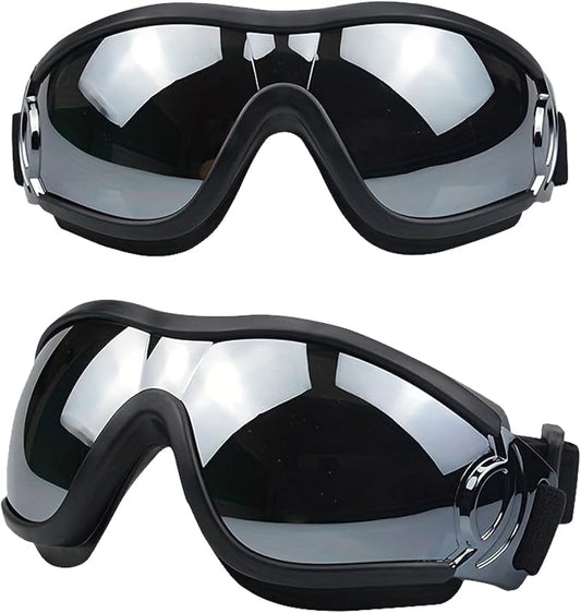 Dog Goggles Sunglasses UV Protection Wind Dust Fog Protection Pet Glasses with Adjustable Strap for Medium or Large Dog