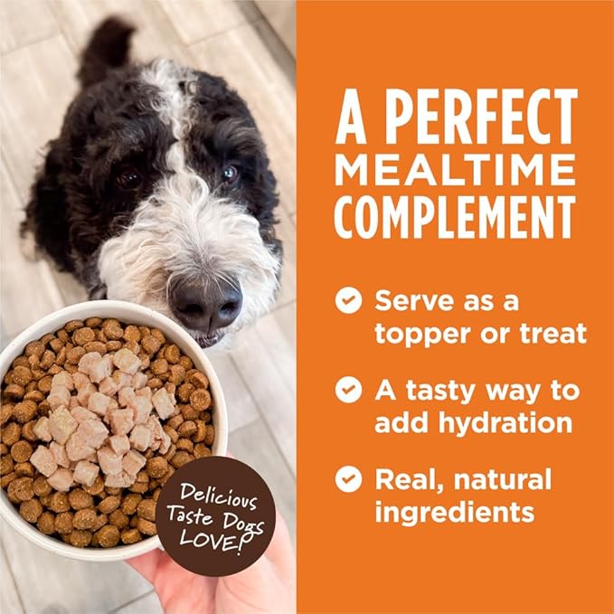 Instinct Healthy Cravings Natural Wet Dog Food Topper, Grain Free Recipe - Real Chicken, 3 oz. Pouches (Pack of 24)