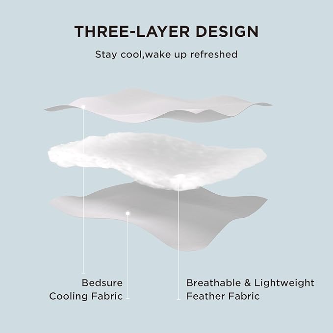 Bedsure Cooling Blankets for Hot Sleepers - Cooling Comforter, Cold Summer Blanket King Size for Bed, Ice Breathable and Lightweight Gift for Night Sweats, Light Green, 104x90 Inches