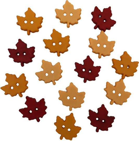 Buttons Galore and More Halloween & Fall Collection of Decorative Novelty Buttons Embellishments for Craft and Sewing DIY Projects (Hello Autumn)