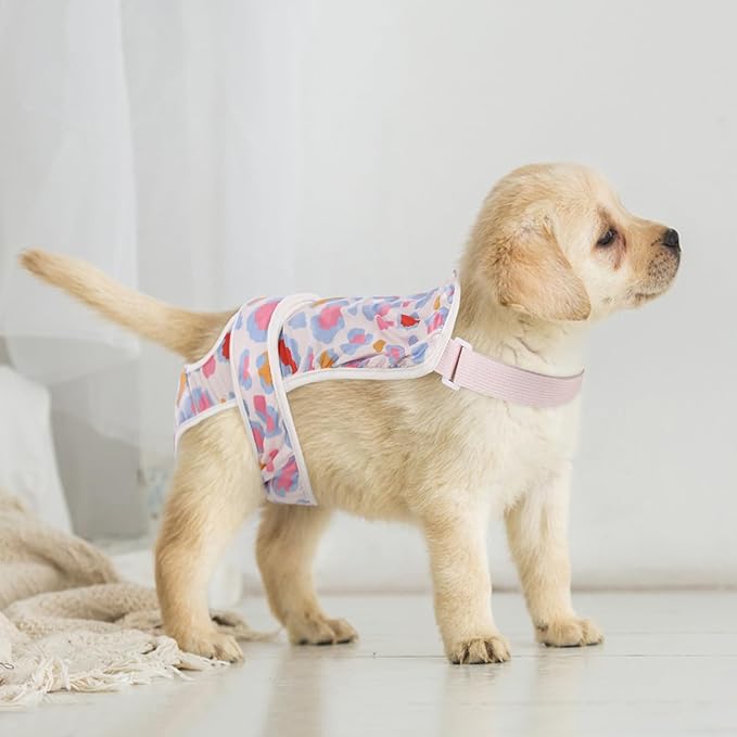 ASENKU 2 Pack Dog Diapers Female Dogs, Dog Suspenders Reusable Doggie Diapers for Female Dogs Small,Washable Dog Period Diapers Dog Panties for Small Girl Dogs in Period Heat