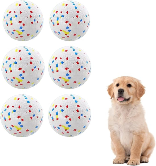 Automatic Tennis Ball Launcher for Dogs, Interactive Dog Toy Thrower, Adjustable Distance ft, Includes 2.3-inch Small Balls (6 Pcs Balls)