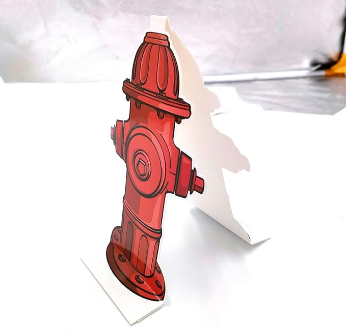 GLOGLOW 10Pcs Dog Pee Pad Trainer, Paper Hydrant Target Pet Diaper Pad for Male Puppies Dogs Potty Training 18.5 x 10cm/7.3 x 3.9in