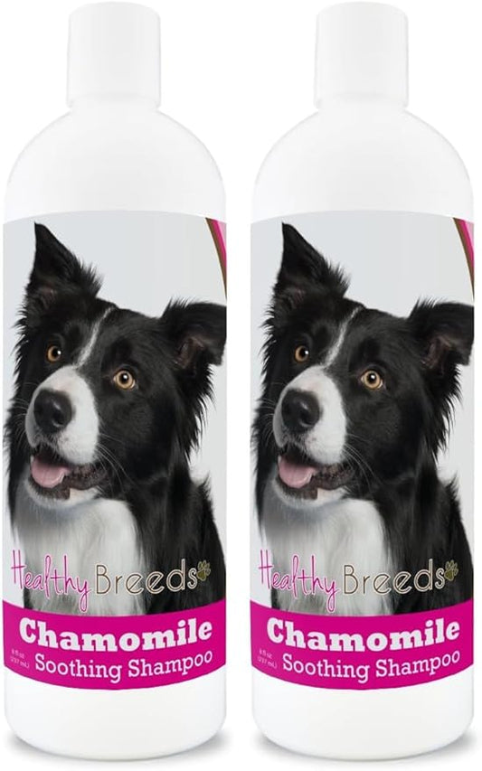 Healthy Breeds Border Collie Chamomile Soothing Dog Shampoo 8 oz (Pack of 2)