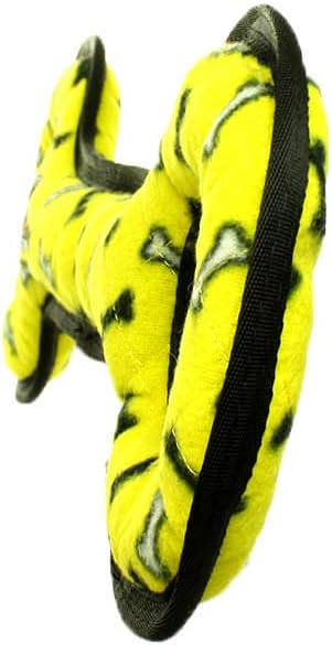TUFFY - World's Tuffest Soft Dog Toy - Junior 3 Way Tug - Squeakers - Multiple Layers. Made Durable, Strong & Tough. Interactive Play (Tug,Toss & Fetch). Machine Washable & Floats (Combo Pack #2)
