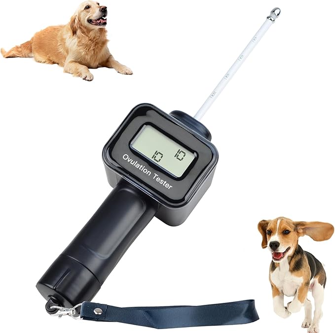 Dog Ovulation Detector Pet Ovulation Tester Canine Breeder Estrus Tester Progesterone Test Machine Ovulation Data Test Breeder Mating Tool for Dog Cattle Horse Pig Cat