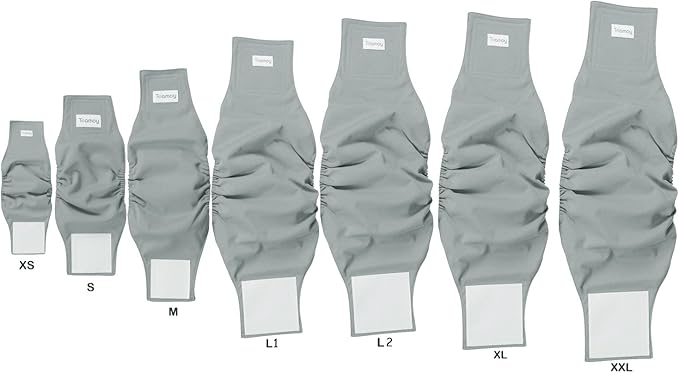 Teamoy Male Dog Belly Bands Washable 4-Pack, Reusable Dog Diapers Wraps for Incontinence & Marking (XL,25"-29" Waist)