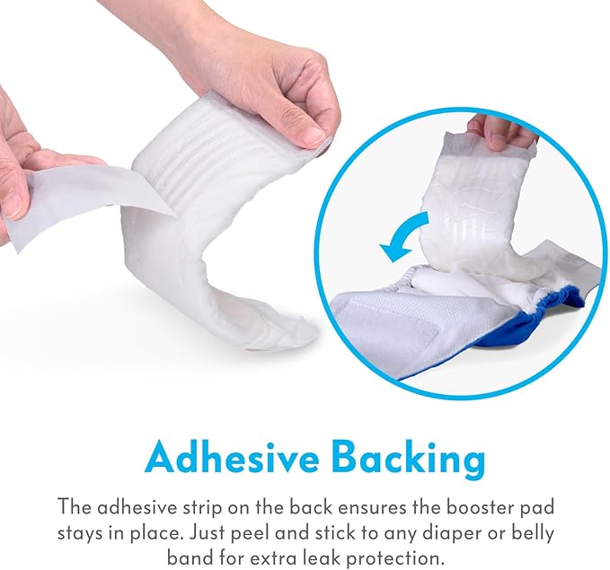 Paw Inspired Dog Diaper Pads | Booster Pad Inserts fit Most Female and Male Washable and Disposable Dog Diapers and Belly Bands | Adds Absorbency, Stops Leaks (180 Count)
