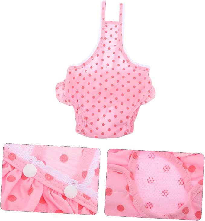 1pc Dog Diaper Pants for Female Dogs Comfortable Underpant for Menstruation Breathable and Absorbent Pet Supply Prevents Pregnancy During Estrus