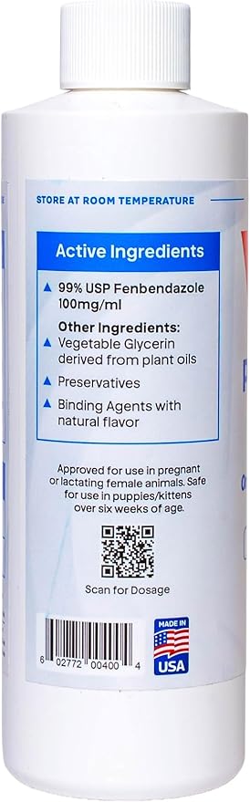 Vetr Primacur Broad-Spectrum Oral Suspension Support Formula 10% Oral Suspension for Dogs and Cats - 240ML/8.1oz - Peanut Butter Flavor