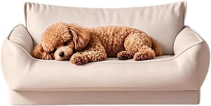 Smart Pet Bed, Gray, Memory Foam, Large 48x36x12 Inches, Heart Rate Monitoring, Rectangular Dog Bed with AI Health Tracking, Pet Health Assessment System