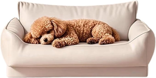 Smart Pet Bed, Gray, Memory Foam, Large 48x36x12 Inches, Heart Rate Monitoring, Rectangular Dog Bed with AI Health Tracking, Pet Health Assessment System