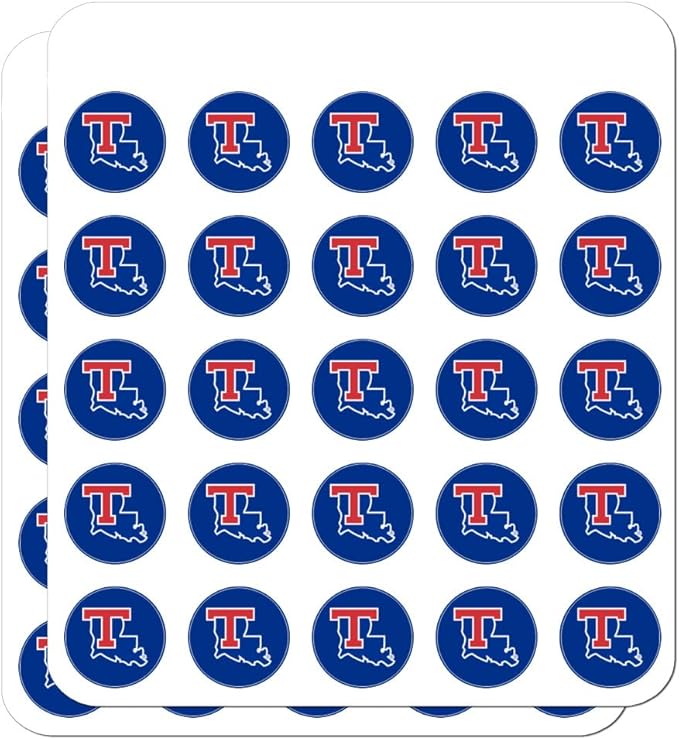 Louisiana Tech University Bulldogs Logo 1" Planner Calendar Scrapbooking Crafting Clear Stickers