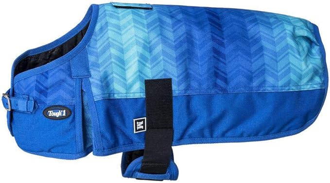 Tough 1 1200D Deluxe Chevron Dog Blanket XL Royal