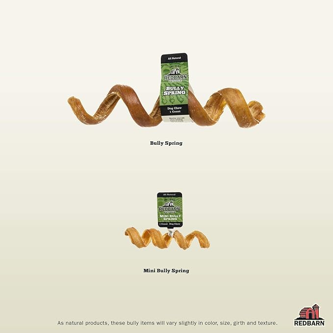 Redbarn Pet Products Bully Springs for Dogs, Pack of 25