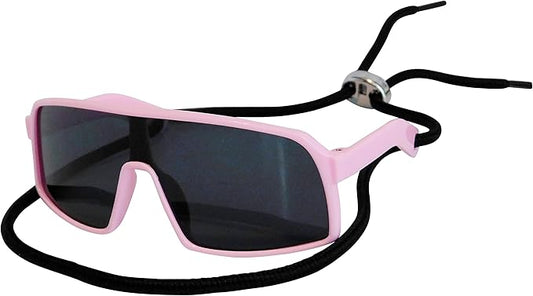 G029 Dog Cat Pet Sports Turbo Small Sunglasses for Toy Breeds 8-18lbs (Sport Turbo Pink)