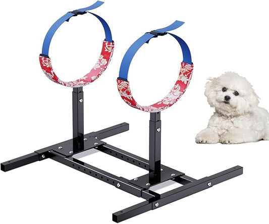 Adjustable Dog Breeding Stand, Dog Bathing Station, Pet Fixed Bracket Dog, Small Dogs Stand for Breeding, Bathing and Trimming, Black