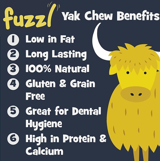 Yak Cheese Chews Blueberry, Strawberry, Peanut Butter, Mint Medium Pack 4 - Himalayan Yak Chews for Dogs - Natural Dog Chew