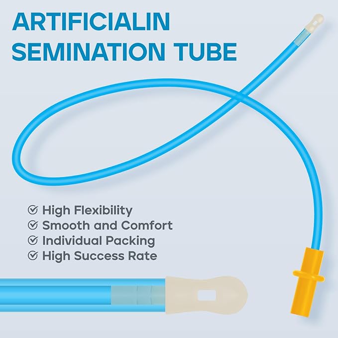 7 Set Large Capacity AI Artificial Insemination Kit for Dogs, AI Kits for Breeding Dogs, Dogs Breeding Supplies, Canine Breeding Kit, Artificial Insemination Kit for Pets (Large-15.75inch)