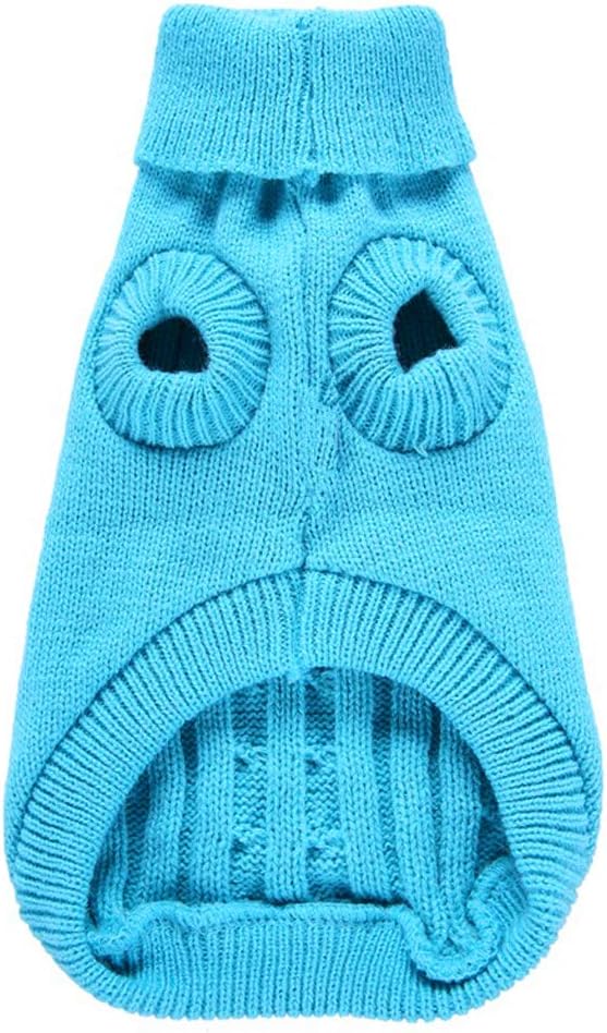 Warm Classic Turtleneck Winter Dog & Cat Sweater - Small, Medium, Large - Cute Christmas Sweater for Girls & Boys