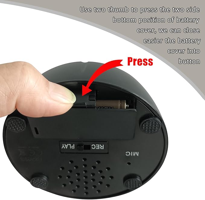 Recording Buttons Recordable Button 30 Second Voice Record Button Dog Buttons Talk for Pet Training Games Study Recording Important Things List.