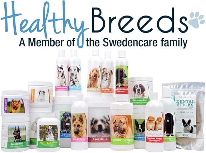 Healthy Breeds Border Collie Chamomile Soothing Dog Shampoo 8 oz (Pack of 2)