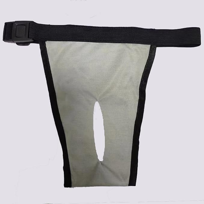 Dog Diapers Female, Heat Cycle Reusable Female Dog Monthly Bleeding Diapers for heat Grey XL