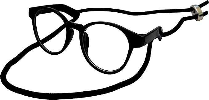 G015 Dog Cat Pet Round Costume Glasses for Small Breeds up to 15lbs (Panto Black-Clear Lens)