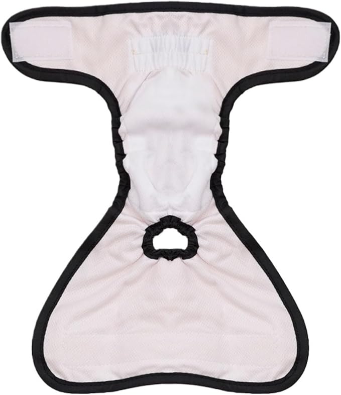 Pet Female Dog Aunt Napkin Sanitary Napkin Safety Pants Anti-mating Anti-Harassment Physiological Pants Dog Clothes(Yellow,M)