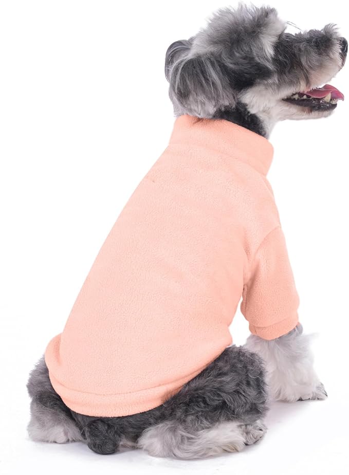 Dog Sweater, 3 Pack Dog Sweaters for Small Dogs Girl Boy, Ultra Soft Warm Puppy Clothes Coat for Winter (Rose+Lt Pink+Lt Purple, XX-Large)