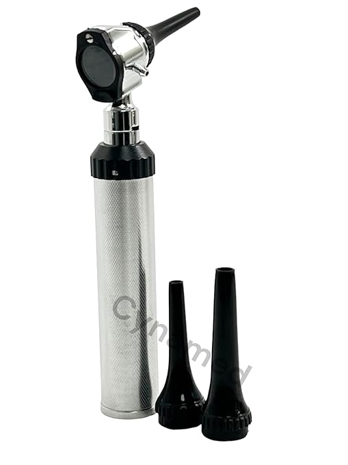 ArtLaB-Premium Veterinary Otoscope Set Kit Veterinary Diagnostic Set Instrument with Reusable Ear Speculas Set -Veterinary Diagnostic Otoscope Set and Hartman Speculum (Vet Pouch Otoscope)