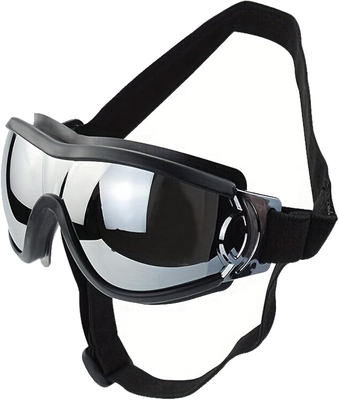 Dog Goggles Sunglasses UV Protection Wind Dust Fog Protection Pet Glasses with Adjustable Strap for Medium or Large Dog