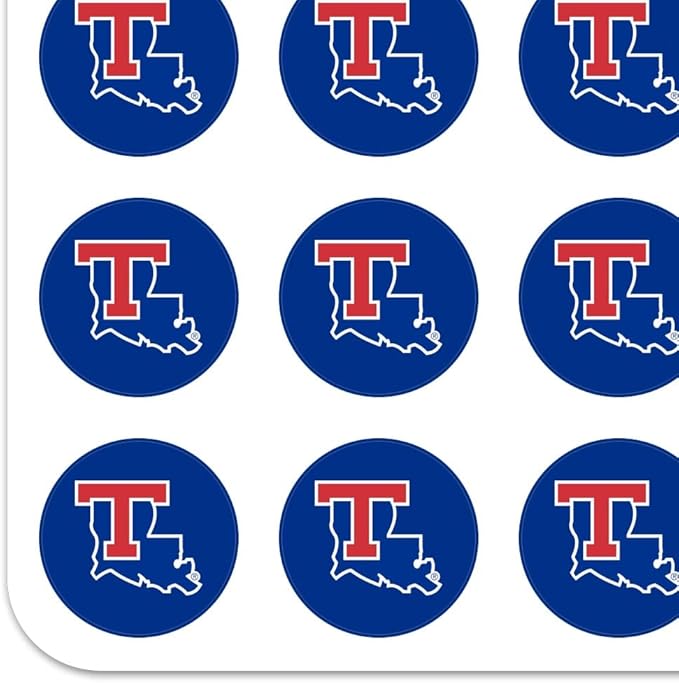 Louisiana Tech University Bulldogs Logo 1" Planner Calendar Scrapbooking Crafting Clear Stickers