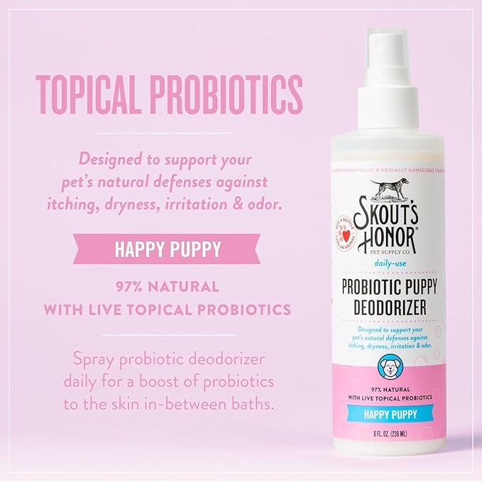 SKOUT'S HONOR Probiotic Grooming Essentials Bundle - Happy Puppy