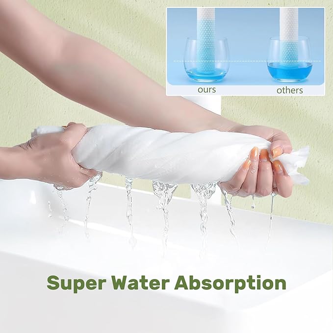 Disposable Bath Towels, 25 Pack 55" x 27.5" Ultra-Soft and Quick Dry Bath Towel, Portable Salon Towels for Travel Sauna Spa Beach Gym