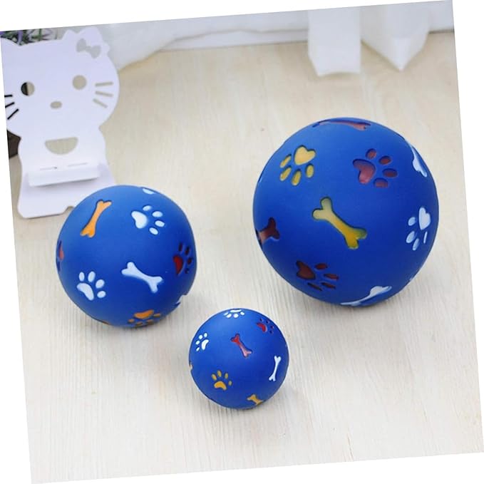 Leaky Food Balls Dog Toys Interactive Pet Toys for Puppies Molar Relief for Teething Random Style