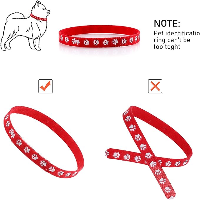 cobee Newborn Puppy Collars, 12 Pcs Whelping Collars for Newborn Puppies Collars for Litter, Adjustable Super Soft Nylon Newborn Dog Identification Bands Puppy ID Collars