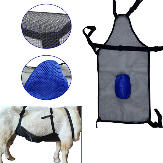 Goat Anti Breeding Apron, Anti Mating Skirt for Sheep & Goats, Animal Supplies, Livestock Clothing with Adjustable Strap, Prevent Unwanted Breeding